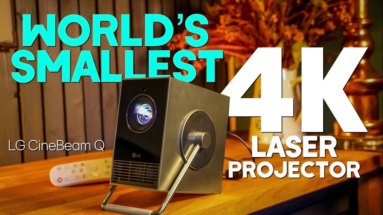 LG’s new projector looks like a stand fan